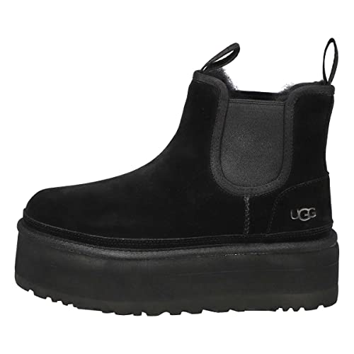 UGG Damen Neumel Platform Chelsea, Winter Boots, Glitter Black, 41 EU im Sale