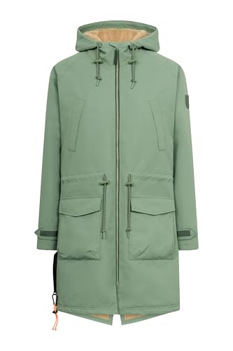 derbe Winter-Regenjacke Phoebholm Dog Damen Hellgrün Gefüttert Hundejacke 46 | Jacke für Hundebesitzer | Gassi Gehen | Regenmantel | Warm im Sale