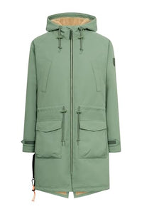 Thumbnail for derbe Winter-Regenjacke Phoebholm Dog Damen Hellgrün Gefüttert Hundejacke 46 | Jacke für Hundebesitzer | Gassi Gehen | Regenmantel | Warm im Sale