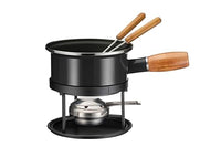Thumbnail for MÄSER 935481 Käsefondue schwarz Emaille für 2, Fondue Set für Zwei Personen, Edelstahl im Sale