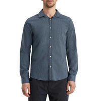 Thumbnail for Scotch & Soda Herren Seasonal Essentials Poplin Striped Shirt, Night Stripe 6333,  EU im Sale