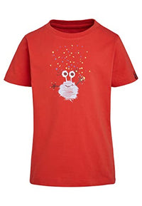Thumbnail for ELKLINE Mädchen T-Shirt Monsterchen 3241096, Farbe:Mandarin, im Sale