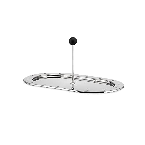 Alessi MG34 Tablett aus Edelstahl , 28.5 x 16.5 x 12.5 cm im Sale