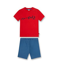 Thumbnail for Sanetta Jungen 233110 Pyjamaset, Aurora red, 104 im Sale