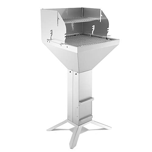 THÜROS T3 4-Foot Direct Plus Charcoal Grill Stainless Steel on Sale