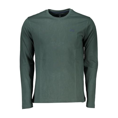 La Martina Green Cotton Herren T-Shirt, Grün , XX-Large im Sale