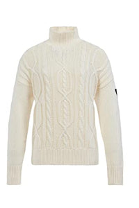 Thumbnail for Musto Damen W Marina High Neck Zopfmuster Pullover, 004 Antik Segel weiß, 34 im Sale
