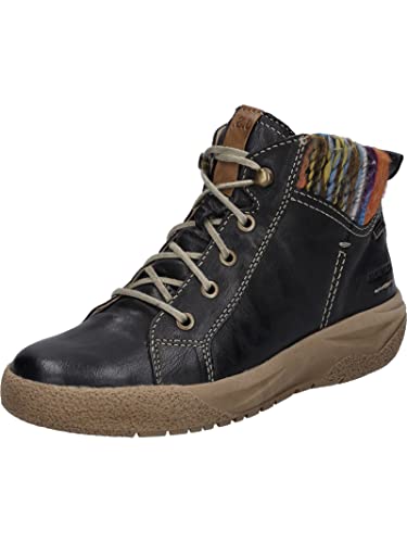 Josef Seibel Damen Schnürstiefeletten Alina 52,Weite G (Normal),Wechselfußbett,wasserdicht,schnürboots,gefüttert,Braun (Camel-Kombi),38 EU im Sale