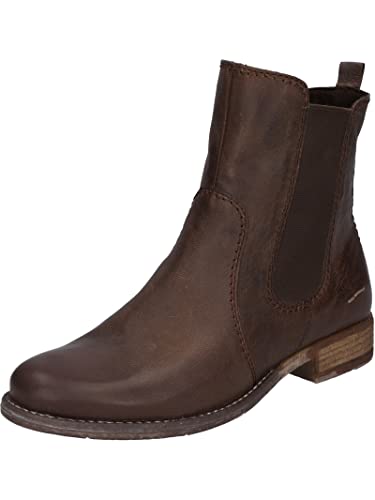 Josef Seibel Damen Chelsea Boots Sienna 80,Weite G (Normal),Wechselfußbett,Kurzstiefel,uebergangsschuhe,uebergangsstiefel,Braun (Moro),40 EU im Sale