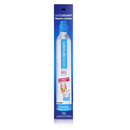 SodaStream Reservezylinder (1x CO2-Zylinder für 60L Sprudelwasser), Mehrfarbig, 1 - Pack im Sale