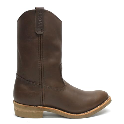 Red Wing Herren Pecos Full Grain Leather Brown Boomer Stiefel 47 EU im Sale