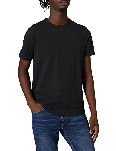 Marc O'Polo Men's 51556 T-Shirt with Round Neck, Comfortable Top Made of Organic Cotton, Classic Short Sleeve Shirt for Men, White, EU on Sale