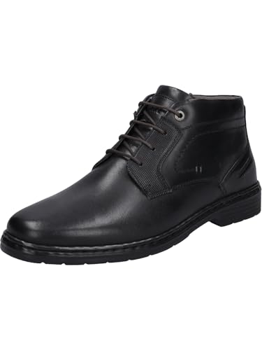 Josef Seibel Herren Schnürstiefeletten Alastair 17,Weite K (Extra weit),Wechselfußbett,übergangsschuhe,Boots,Stiefel,schwarz,44 EU im Sale