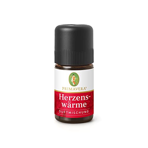 PRIMAVERA Herzenswärme Duftmischung 5 ml - Rose, Vanille und Sandelholz - Aromaöl, Duftöl, ätherisches Öl Aromatherapie - harmonisierend - vegan