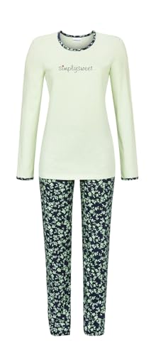 Ringella Pyjama mit Motivdruck Farbe Green Tea, im Sale