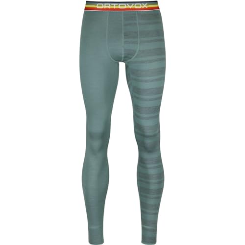 ORTOVOX 84182-88201 185 Rock N Wool Long Pants Leggings Herren Arctic Grey im Sale
