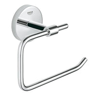 Thumbnail for GROHE Bau Cosmopolitan, WC Toilettenpapierhalter (klebbar (Kleber separat kaufen), pflegeleicht, einfache Montage ohne Bohren, inkl. Schrauben und Dübel), chrom, 40457001 im Sale
