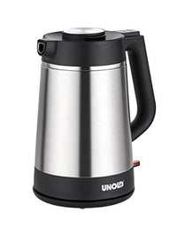 Thumbnail for Unold 18715 Kettle - Stainless Steel Kettle, Black, 1.5 L, 1850 W, Instant Boil Kettle, 360° Rotatable, Boil-dry Protection and Boil-Stop with Automatic Shut-Off on Sale
