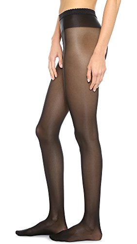 Wolford Damen Strumpfhose Neon, Den, Schwarz (Black 7005), im Sale