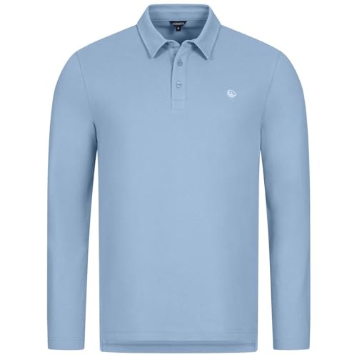 GIESSWEIN Organic Poloshirt Herren Langarm - 100% Bio-Baumwolle, Poloshirts für Herren für Business & Freizeit Organic Cotton, Polohemd Männer im Sale