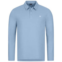 Thumbnail for GIESSWEIN Organic Poloshirt Herren Langarm - 100% Bio-Baumwolle, Poloshirts für Herren für Business & Freizeit Organic Cotton, Polohemd Männer im Sale