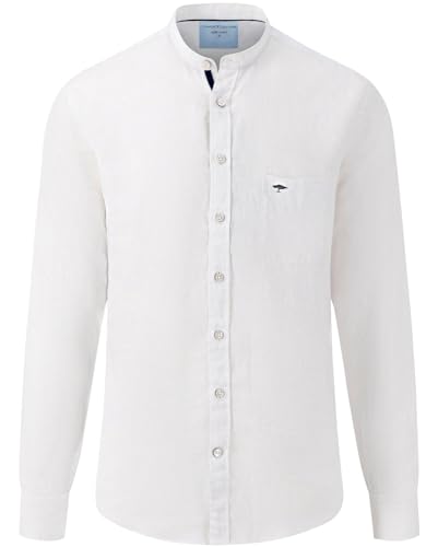 FYNCH-HATTON Linen Shirt White XL on Sale