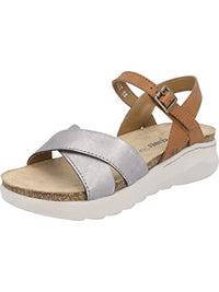 Thumbnail for Josef Seibel Women's Strappy Sandals Celine 03, Width G (Normal), Summer Shoes, Casual Shoes, Open Shoes, Grey (Platinum Combo), 38 EU on Sale