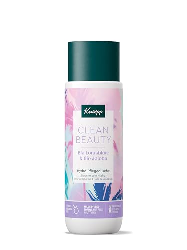 Kneipp Clean Beauty Hydro-Pflegedusche Bio Lotusblüte & Bio Jojoba - Feuchtigkeitsspendendes Duschgel mit milden Zuckertensiden für eine extra sanfte Reinigung - ohne Mikroplastik & Silikone - 200ml im Sale