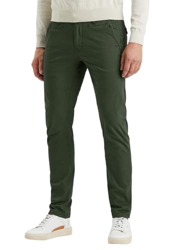 PME Legend Herren Chinohose Twin WASP Chino - Regular Fit - Blau Beige Grün, im Sale
