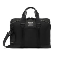 Thumbnail for TUMI - Alpha Bravo Academy Brief – kompakte Laptop-Aktentasche – Reise-Laptop-Tasche – 30 x 39,4 x 5,1 cm – für 38,1 cm (15 Zoll) große Laptops, Schwarz, Einheitsgröße, Academy Slip im Sale