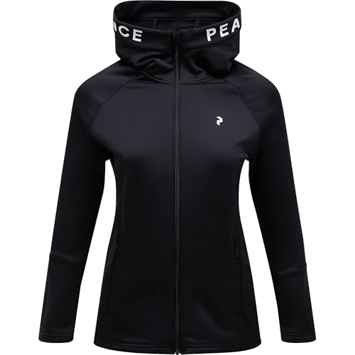 Peak Performance Damen Rider Zip Hoodie Jacke, black-black, im Sale