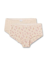 Thumbnail for Sanetta Mädchen-Cutbrief (Doppelpack) Beige | Hochwertige und nachhaltige Unterhose für Mädchen aus Baumwolle. Inhalt: 2er Set Unterwäsche für Mädchen 176 im Sale