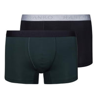 Thumbnail for Hanro - Cotton Essentials - Retro Short/Pant - 2er Pack (XXL Laurel/Black) im Sale