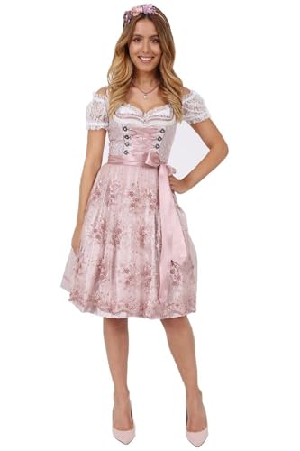 Krüger Dirndl Midi Dirndl 2-piece, 60 cm, NALIA Rose, 36 on sale