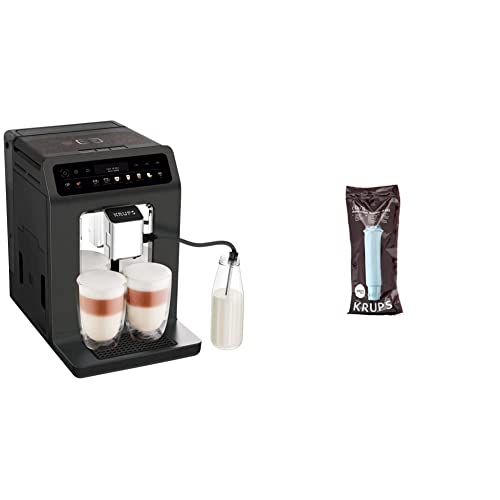 Krups EA895N Kaffeevollautomat Evidence One | One-Touch-Cappuccino | Doppel-Tassen-Funktion, 12 Getränkespezialitäten & F 088 01 Wasserfilter f. alle Orchestro-Modelle Espresso-/Kaffeemaschinenzubehör im Sale