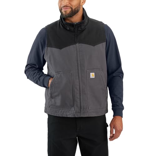 Carhartt 106433 Montana Loose Fit Insulated Vest SHADOW/BLACK im Sale