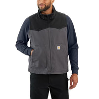 Thumbnail for Carhartt 106433 Montana Loose Fit Insulated Vest SHADOW/BLACK im Sale