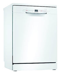 Thumbnail for Bosch SMS2ITW33E Series 2 Freestanding Dishwasher / E / 60 cm / White / 92 kWh/100 Cycles / 12 MGD / Silence / Extra Dry / Vario Cutlery Basket / Home Connect on Sale