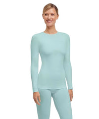 Thumbnail for FALKE Damen Baselayer-Shirt Warm Round Neck W L/s Sh Funktionsmaterial schnelltrocknend 1 Stück, Weiß White 2860, im Sale