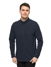 Thumbnail for Jack Wolfskin Herren Taunus HZ Fleecepullover, Night Blue, im Sale