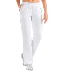 Thumbnail for CLINIC DRESS Hose für Damen, lässige Beinweite, Rundumgummibund und zusätzliche Kordel im Bund innen, 2 Seitentaschen, 50% Baumwolle, 95 Grad Wäsche weiß im Sale