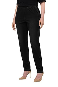 Thumbnail for Ulla Popken Damen Jersey-Jeans Hosen, dunkelblau, 42W / 32 im Sale