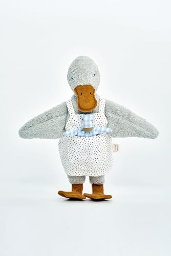 Käthe Kruse Eva Ente Stehend, Weiches Kuscheltier aus Baumwollfrottee, mit Spielkleid und Baby Stoffpüppchen, Oeko-TEX Zertifiziert, Für Kinder Ab 0 Monaten im Sale