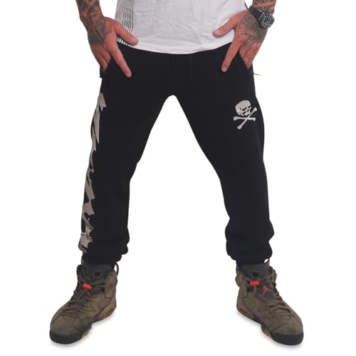 Yakuza Herren EMB Casual Jogginghose, Schwarz, im Sale