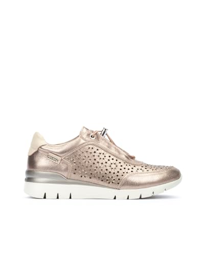 Pikolinos Sneakers in Leder CANTABRIA für Frauen Farbe Plateado im Sale