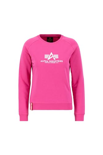 Alpha Industries New Basic Sweater Wmn Sweatshirt für Damen Greyblue im Sale