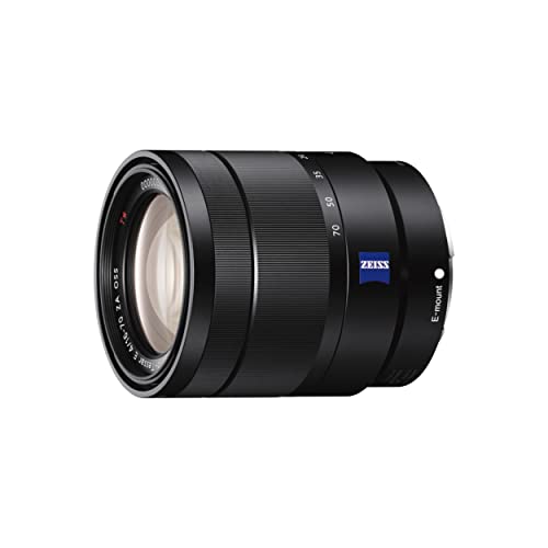 Sony SEL-1670Z Zeiss standard zoom lens (16-70 mm, F4.0, OSS, APS-C, suitable for A7, ZV-E10, A6000 and Nex series, E-mount) black on sale
