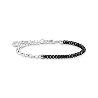 Thumbnail for Thomas Sabo Armband mit schwarzen Perlen 925 Sterling Silber A2100-130-11-L14 im Sale
