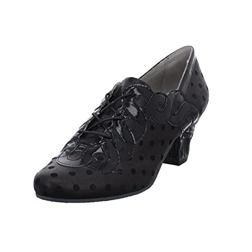 Simen Damen Pumps Schuhe Schnürpumps Lederkombination Elegant Klassisch Uni Damen Schuhe im Sale