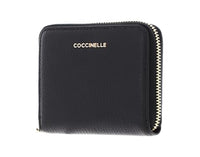 Thumbnail for Coccinelle Metallic Soft Leather Wallet 11 cm on Sale